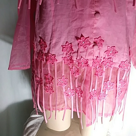 Woman Blouse Jacket Size 22W - Picture 3 of 5